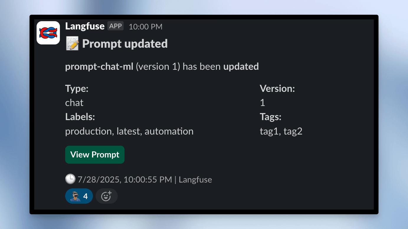 Configure request