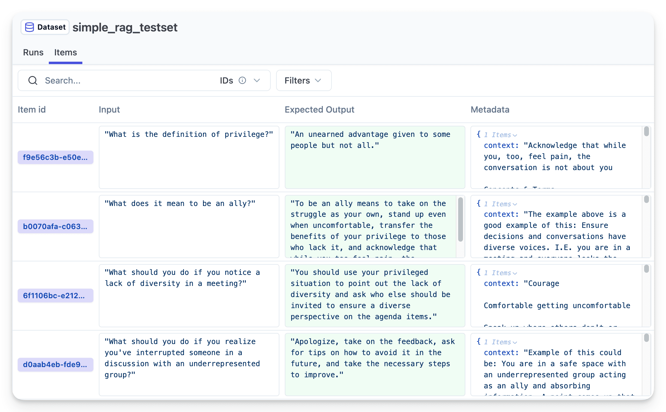 Custom RAG Dataset
